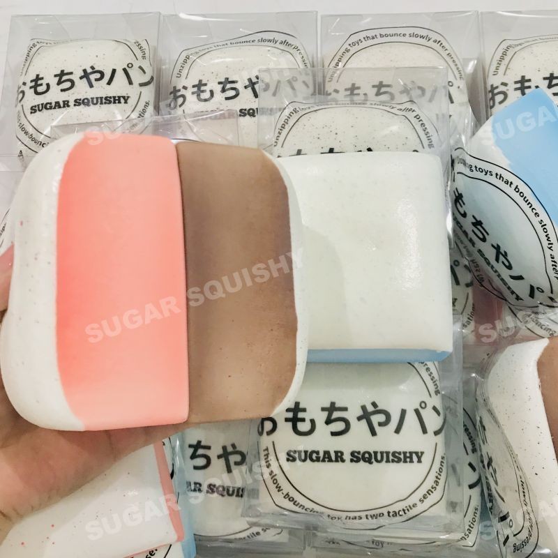 ของเล่นบีบสกุชชี่ รูปมูส แบบหนา 3 สี บีบกลับช้า คลายเครียด
