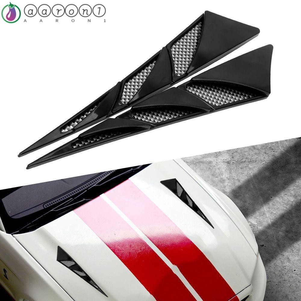 Aaron1 Hood Vent Universal คุณภาพสูง Cooling Panel Trim Vent ฝาครอบรถจัดแต ่ งทรงผม Air Flow อุปกรณ ์ เสริมในรถยนต ์