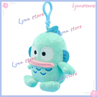 ของแท ้ Sanrio พวงกุญแจตุ ๊ กตาจี ้ การ ์ ตูน HANGYODON ตุ ๊ กตาของเล ่ นผ ้ าฝ ้ ายนุ ่ ม Kawaii HANGYODON ตุ ๊ กตาพวงกุญแจจี ้ สําหรับเด ็ กผู ้ หญิงของขวัญ