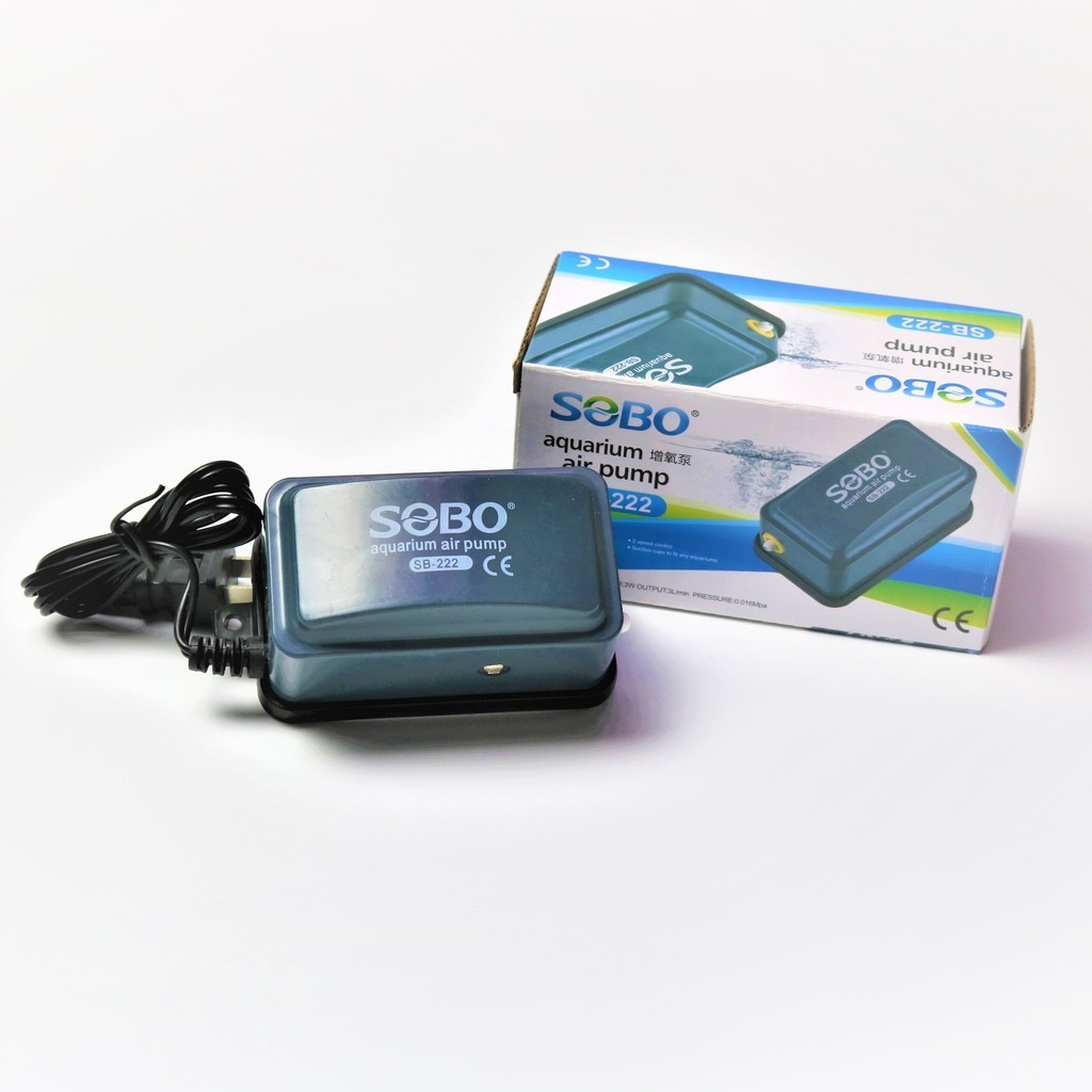 SOBO SB-222 ปั๊มลม 1 ทาง ปั๊มลมออกซิเจน