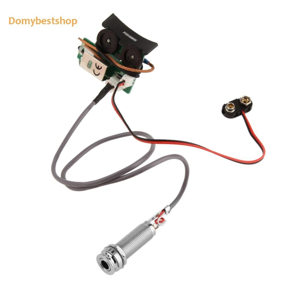 [Domybestshop.th ] Acoustic Guitar Pickup System สําหรับ Fishman VT1 Tail Nail Pickup EQ DIY