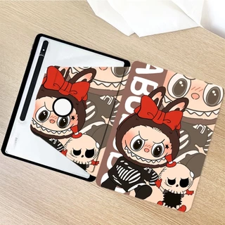 เคสฝาพับ สําหรับ Samsung Galaxy Tab S6 lite A8 S7/s8+ S9FE S9+ A9 A9+ A7lite เคสลายการ์ตูนน่ารัก มีช่องใส่ปากกา S10+
