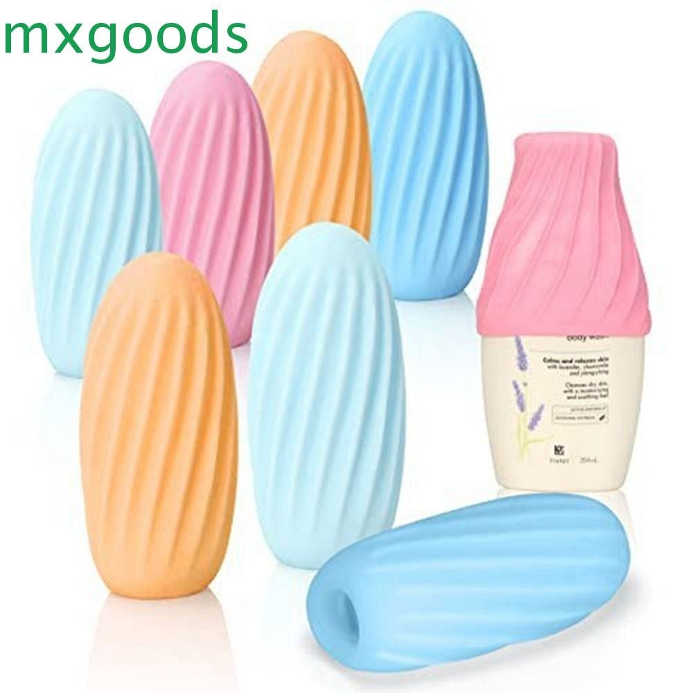 Mxgoods leak Proof Cover, ซิลิโคนยืดหยุ ่ นเครื ่ องสําอาง Leakproof Sleeve, อุปกรณ ์ ห ้ องน ้ ํา Good Tightness Reusable ที ่ มีประสิทธิภาพ Anti-leak Sleeve Travel