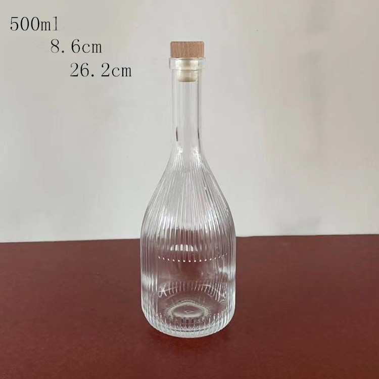 ขวดไวน์ผลไม้ ขวดไวน์ ผลไม้ พลัม ขวดไวน์ขาว ขวดไวน์ขนาดเล็ก ขวดเปล่า ขวดคอยาว ฝาจุกไม้ก๊อกปิดผนึก  คุณภาพ - รูปที่ 4