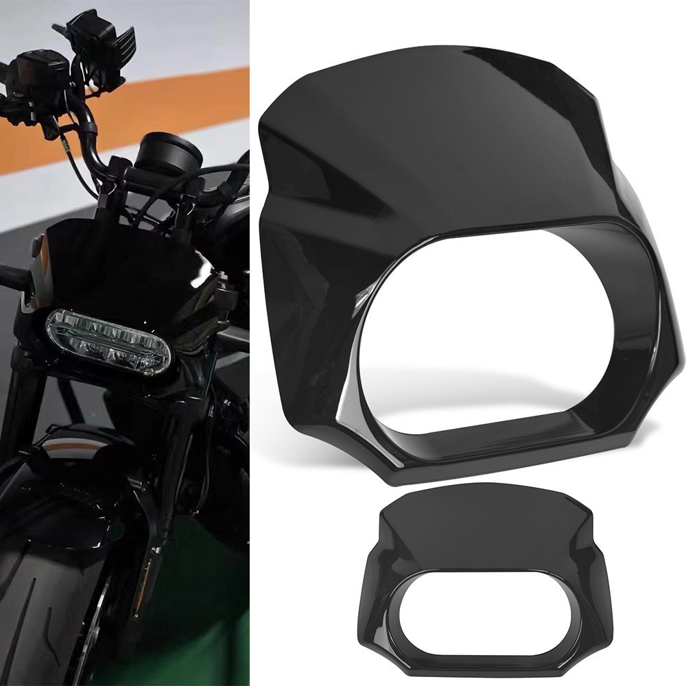 YJ Motorcycle Light Black Headlight Fairing Mask Windshield Fairing For Harley Sportster S 1250 RH1250 RH 1250 S 2021 20