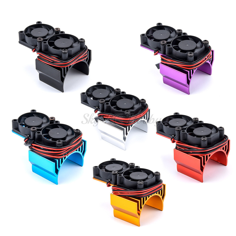 SK NEW 3660 3670 Motor Heat Sink Fan Cooling Racing 550 Heatsink Electric Dual Proof Cover aluminum 