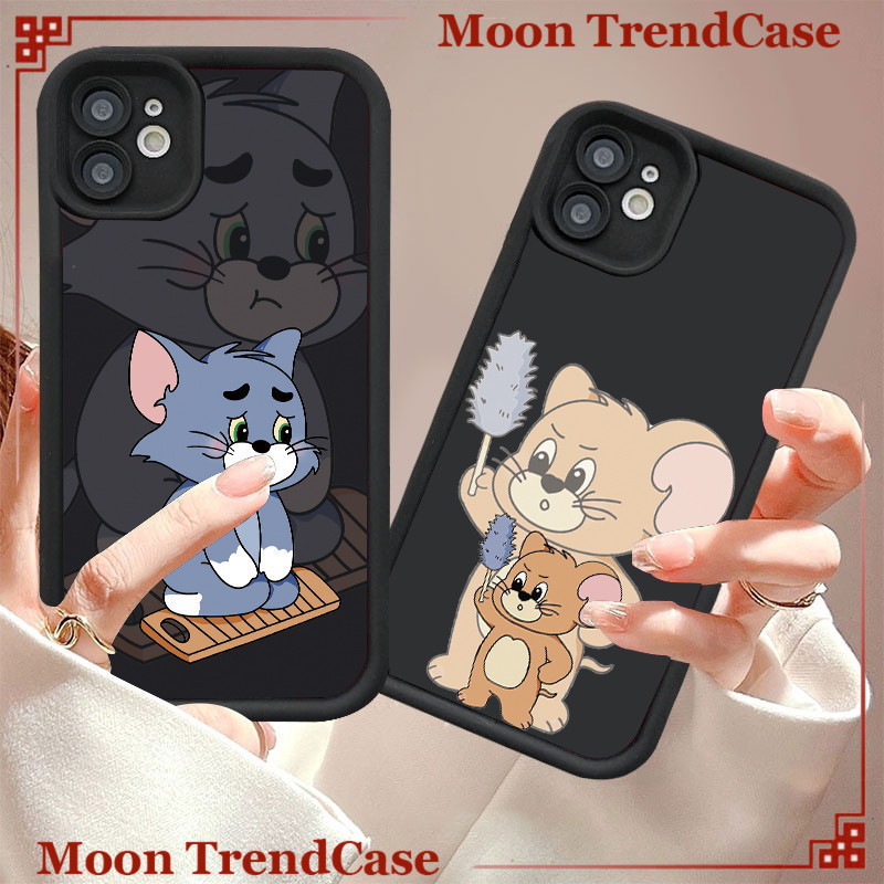 Tom and Jerry Casing Hp IPhone 15 14 13 12 11 Pro Max 8 7 6 Plus IPhone XS Max XR XS Disney Style To