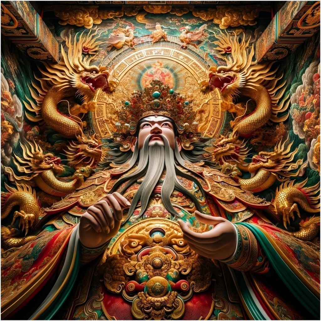 [Fengshengshui Qitang] God of Wealth God of Wealth Rolling in Town House เงินทําสติ๊กเกอร์ติดผนังแบนโปสเตอร์ประตูห้องนอนห้องนั่งเล่น Entrance Hot ราคา ถูกที่สุด ดีลบีเคเค แกลเลอรีภาพที่ 3