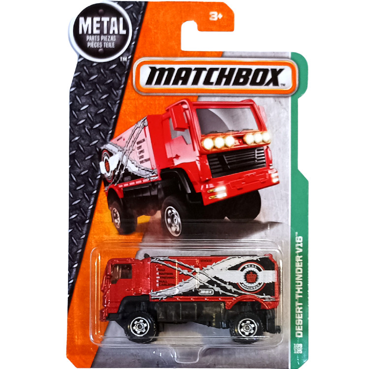 2016 เบอร ์ 109 Matchbox Matchbox City Hero Car Thunder การ ์ ดหนัก
