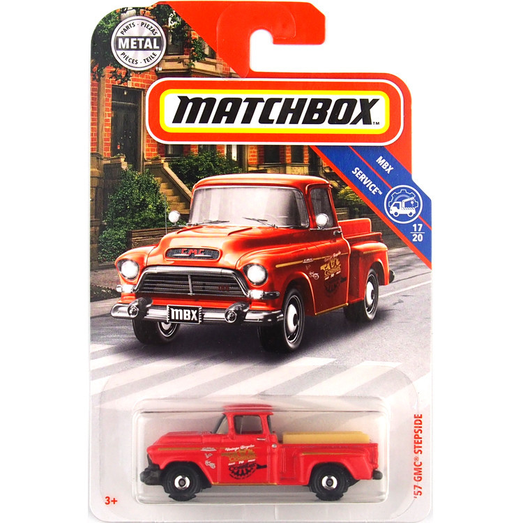 2019 เบอร ์ 092 Matchbox Matchbox City Hero Car สีแดง 57GMC Pickup