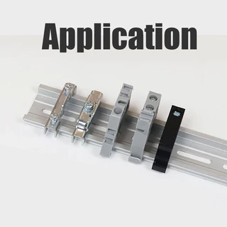 รางเทอร์มินอล รางรีเลย์ รางปีกนก รางอลูมิเนียม DIN RAIL C45 หนา1.2มิล ยาว1เมตร DINRAIL 1m