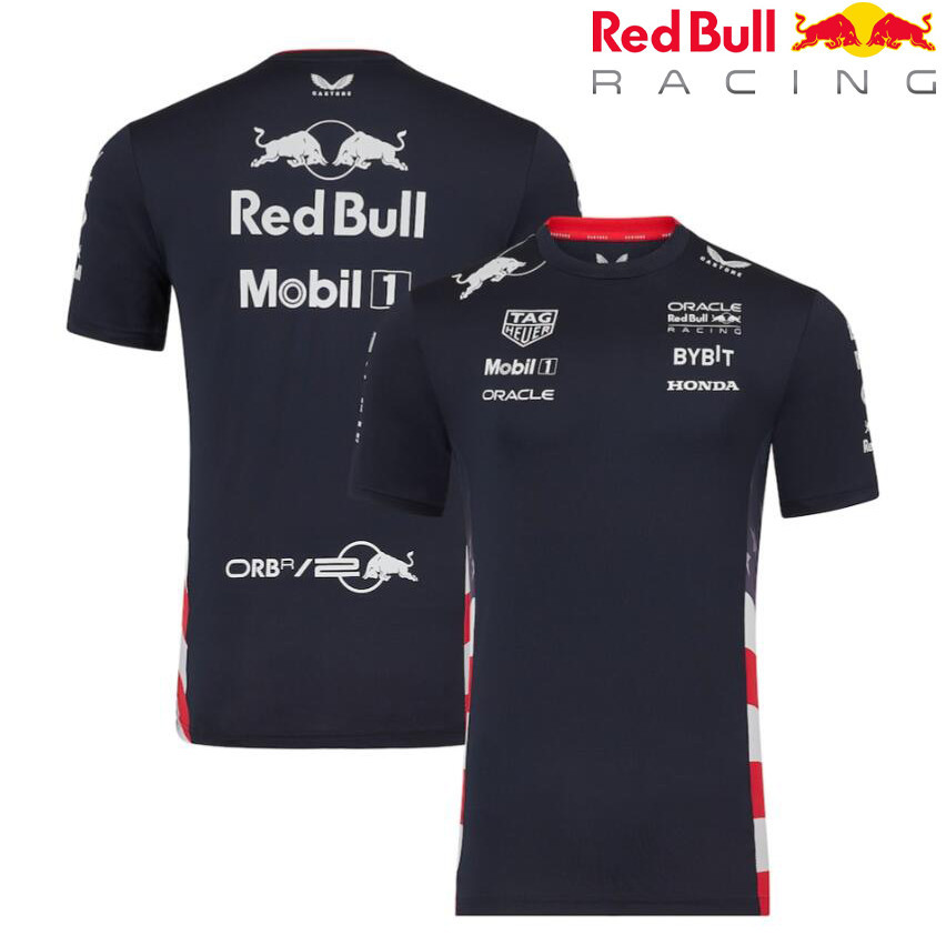 2024 ใหม่ F1 ชุดแข่ง + Oracle Red Bull 2024 F1 ทีม Racing Jersey + ฤดูร้อนผู้ชายและผู้หญิงเสื้อยืดแขนสั้น