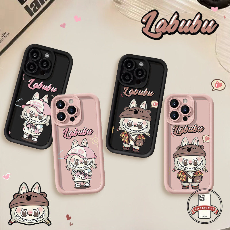 การ์ตูนป๊อปมาร์ทน่ารัก Labubu สำหรับ Samsung A05 A34 A03s A53 A54 A13 A12 A50 A52 A02s A03 A15 A14 A21s A24 A23 A05s A11