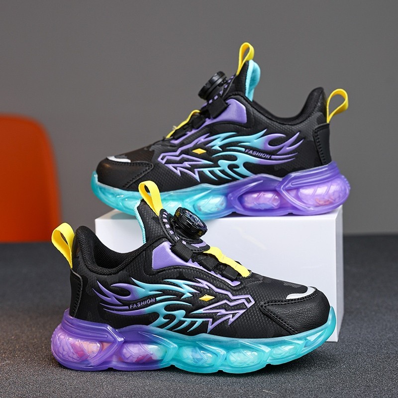 Size 28-39 Kids Rubber Shoes on Sale Kids Running Shoes Fashionable and Breathable  Sports Shoes for