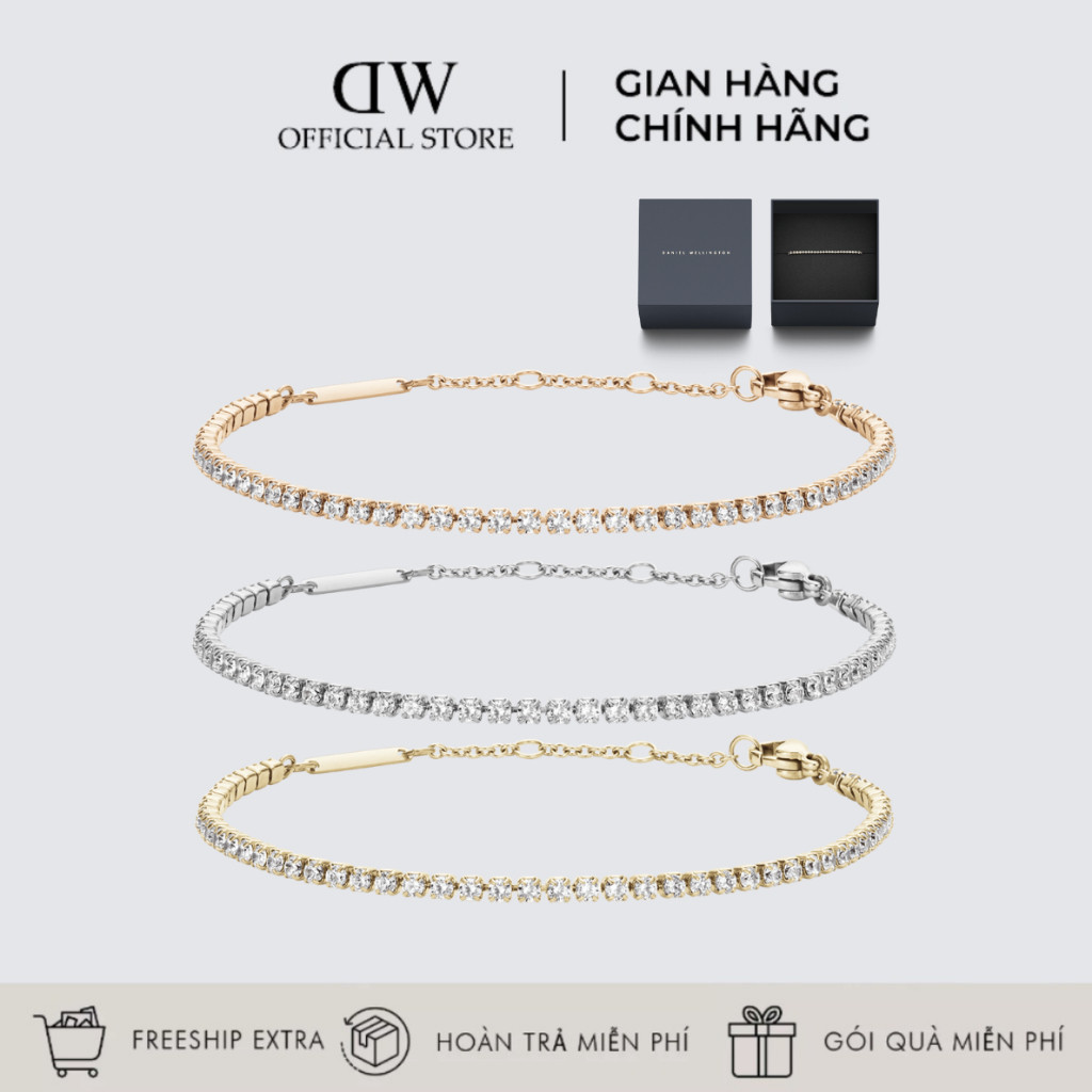 [Fullbox Bag] สร้อยข้อมือ Daniel Welington Tennis Classic DW ของแท้ - Daniel Storesg . แท้_