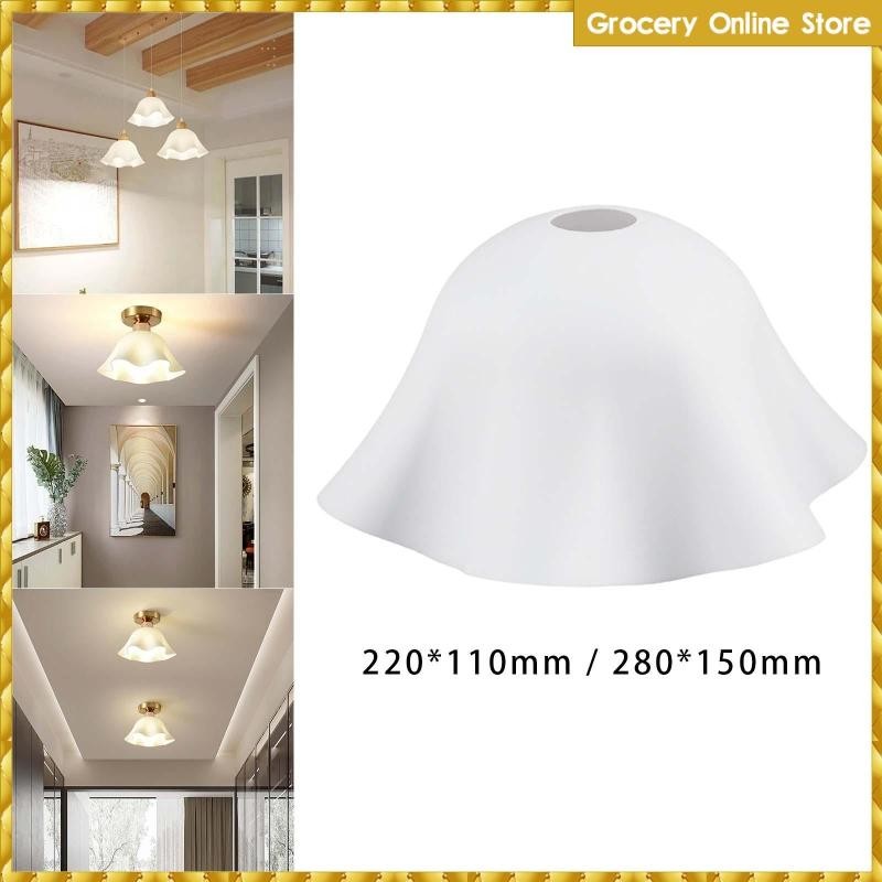 【Wishshopelxl 】 ฝาครอบโคมไฟข ้ างเตียงสําหรับตกแต ่ งร ้ านอาหารห ้ องนอนวัสดุพีวีซี