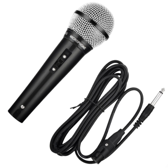 ไมค์สาย Dynamic Microphone Microphone ไมค์พร้อมสาย ยาว3เมตร เสียงดัง คมชัด ครบทุกรายละเอียด MIC P 308