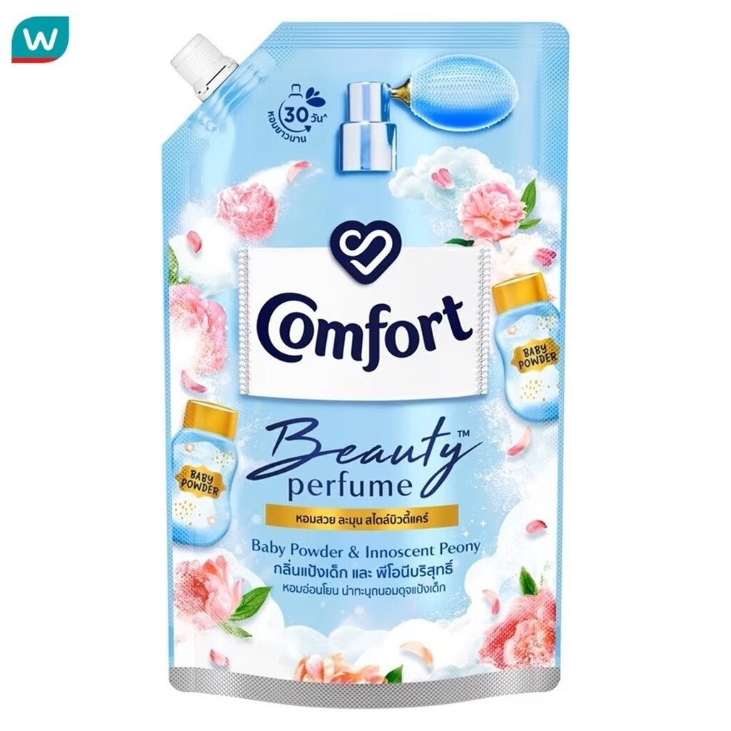 Comfort คอมฟอร์ท บิวตี้ เพอร์ฟูม ปรับผ้านุ่ม สูตรเข้มข้นพิเศษ กลิ่นแป้งเด็ก ดอกพีโอนี 470 มล.
