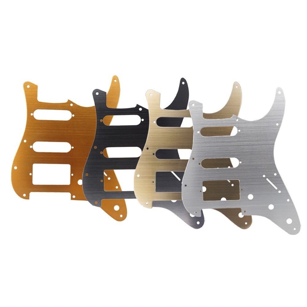 โลหะ 11 หลุม SSH กีตาร ์ Pickguard Scratch แผ ่ นสําหรับ Strat กีตาร ์ ไฟฟ ้ าสินค ้ าคุณภาพสูง