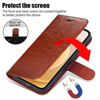 หนังคลาสสิกสําหรับOppo A97 5Gกระเป๋าสตางค์VINTAGE Folioกรณีพลิกโน้ตบุ๊คสไตล์ปิดแม่เหล็กKickstandช่องเสียบการ์ด