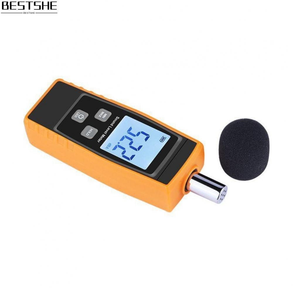 {bestshe}Sound Level Meter Low Battery Indicator With Sponge Balls 30~130dB Durable