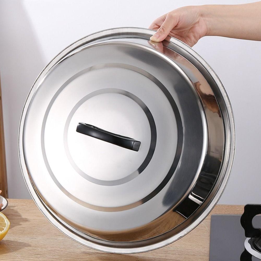 Wellnessspot ฝาหม้อโดม, ฝาครอบหม้อทรงกลมเพิ่มความสูง, เครื่องครัวทดแทนกระทะฝาจานชีสสแตนเลสสากล - รูปที่ 5