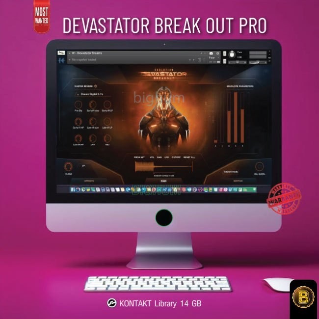 Evolution Devastator Breakout Pro | Kontakt Library |  sound design | Drophooks | Software windows / Mac