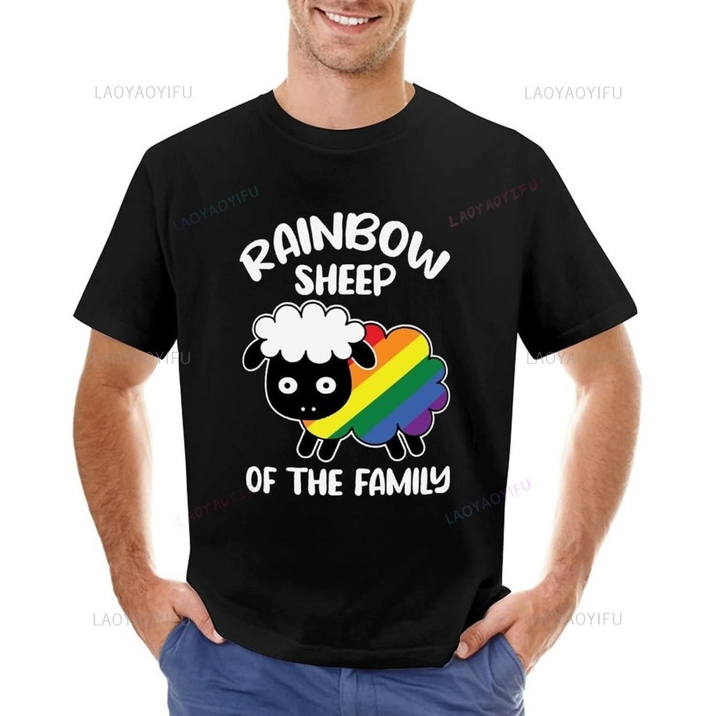 Sounds Gay I'm in Rainbow Shirts Gay Pride Printed T-shirt LGBT T-Shirt Rainbow Equality Lesbian Man
