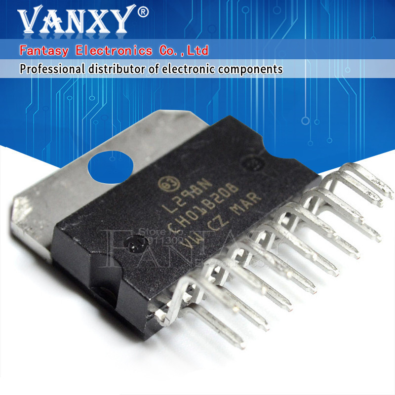 2PCS L298N ZIP15 L298 ZIP ส่วนประกอบอิเล็กทรอนิกส์และ IC ใหม่