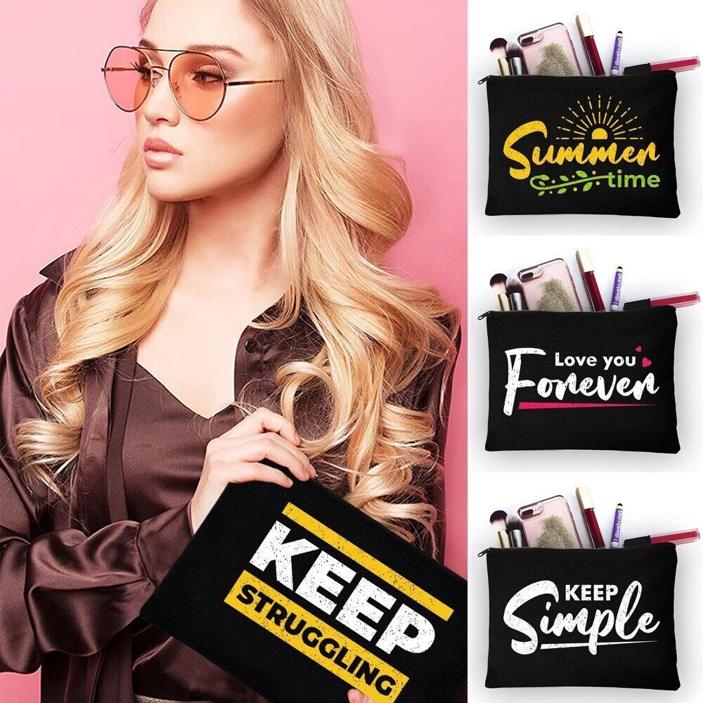 Travel Girl Makeup Bag Women Cosmetic Bag Harajuku Style Toiletries Female Storage Make Up Cases Pen