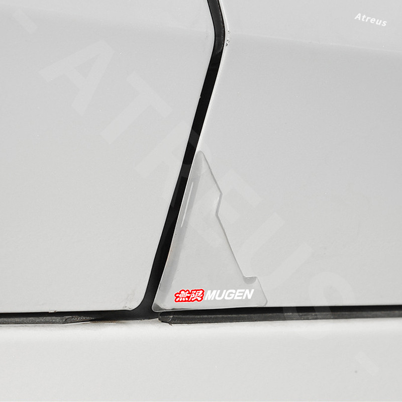 2/4ชิ้น Honda Mugen ซิลิโคนกันกระแทกมุมประตูรถ คาร์บอนไฟเบอร์ ยางกันกระแทก ป้องกันการชนมุมประตูรถยนต์ ซิลิโคนกันมุมประตูรถ สำหรับ Honda civic 11th gen fd fc eg fk HRV Jazz City Mugen Fit Vezel Accord BRV WRV Stream - รูปที่ 4
