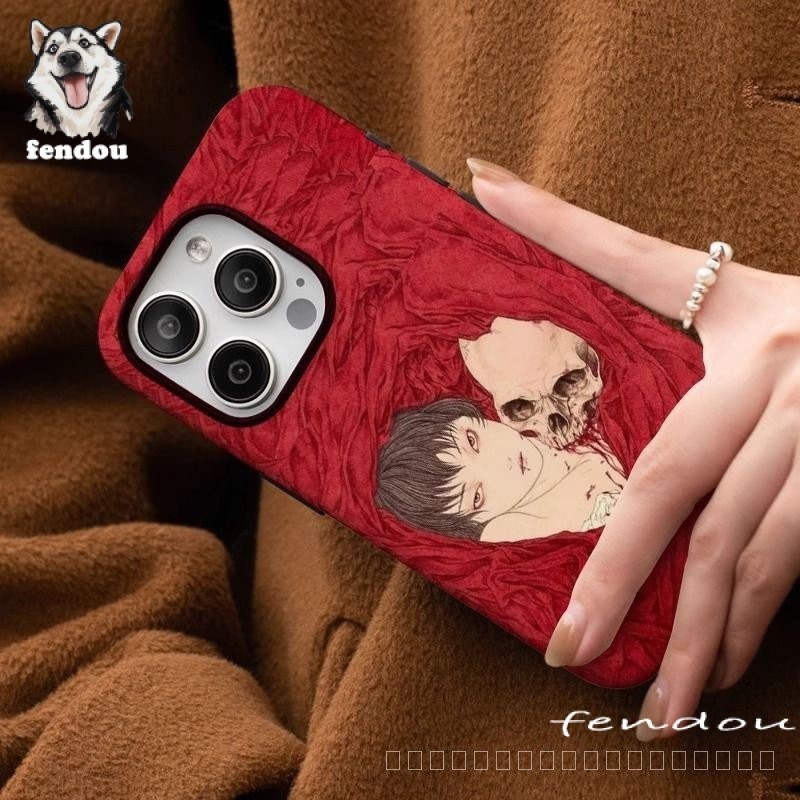 เคสโทรศัพท์มือถือ กันกระแทก ลายกะโหลก สองชั้น แวววาว สําหรับ Iphone 15promax 14 13 12 11 15 14plus 12pro 7 8plus XS XSMAX XR 6SBY