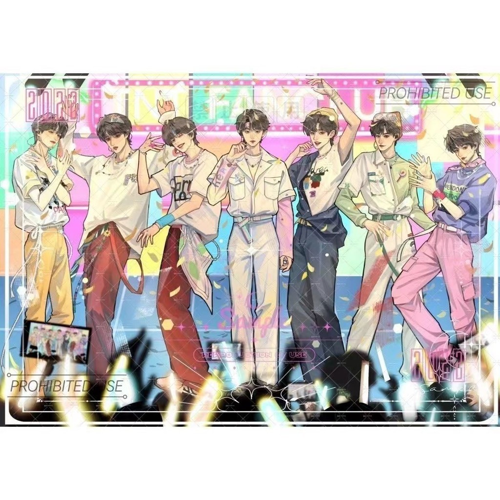 การ์ดยืนไอดอล การ์ดยืนไอดอล tnt Times Youth League Humanoid การ์ดยืน Ding Chengxin การ์ดยืน Song Yax