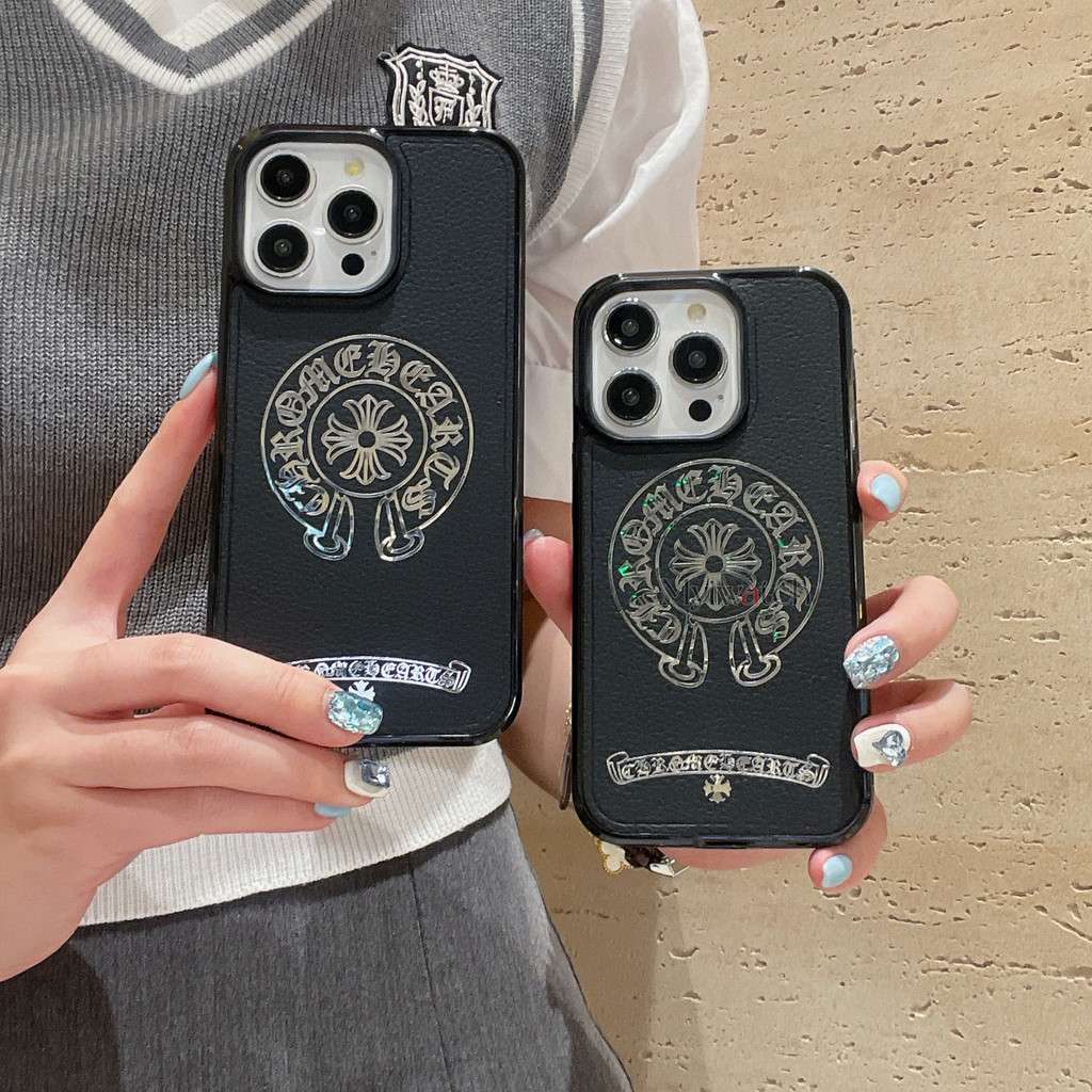 5 สีเคสหนังสําหรับ iPhone 15 14 13 11 12 Pro Max การออกแบบดูดแม่เหล็กสร้างสรรค์ครอบคลุมเต็มรูปแบบ รูขนาดใหญ่การออกแบบรูกระจกฝาครอบป้องกันการตก