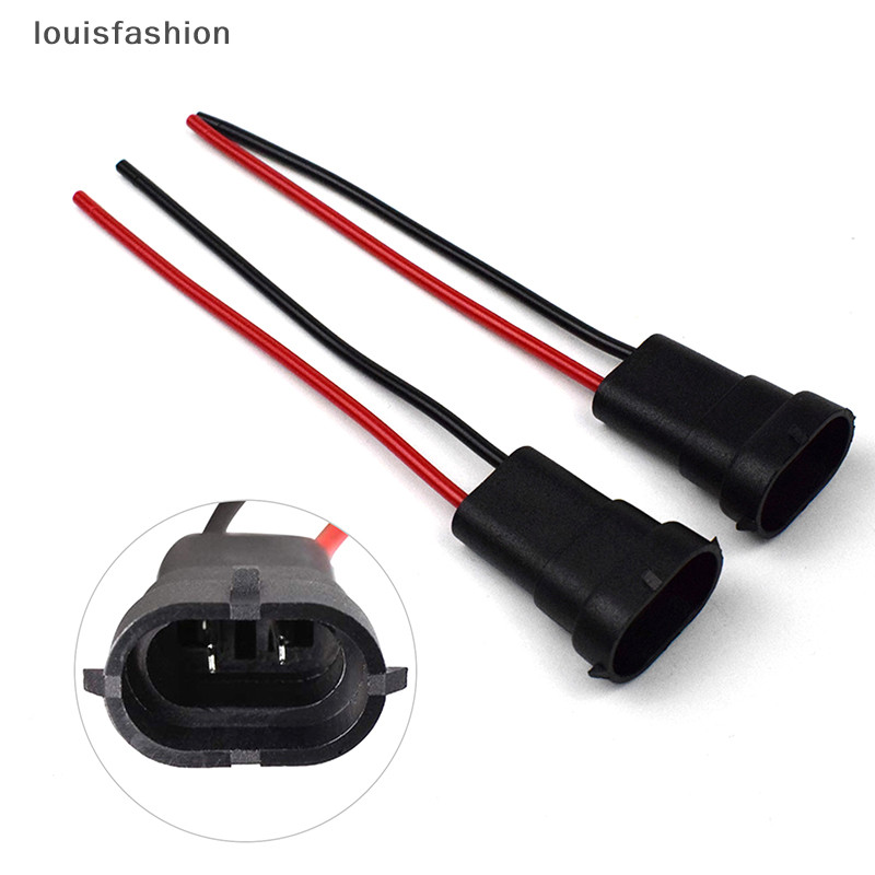 Lfth กันน้ํา H11 H9 H8 880 H16JP ปลั๊กฐานสายไฟหลอดไฟซ็อกเก็ตสายอะไหล่รถยนต์ lfth