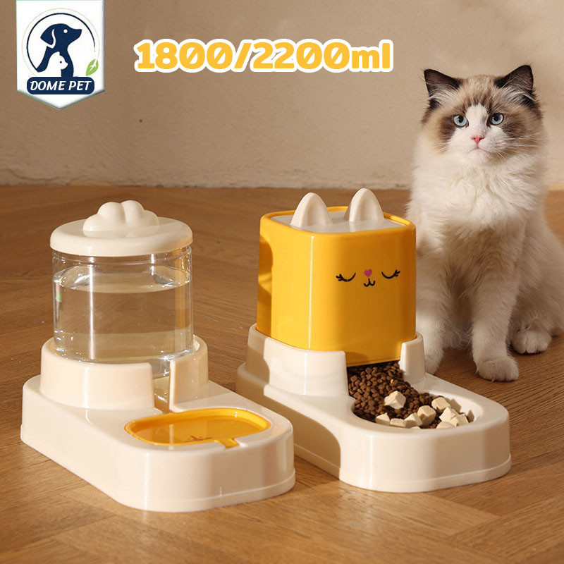 DOME PET😻😻เครื่องให้อาหารแมวอัตโนมัติ ที่ให้อาหารอัตโนมัติ 1800/2200ml