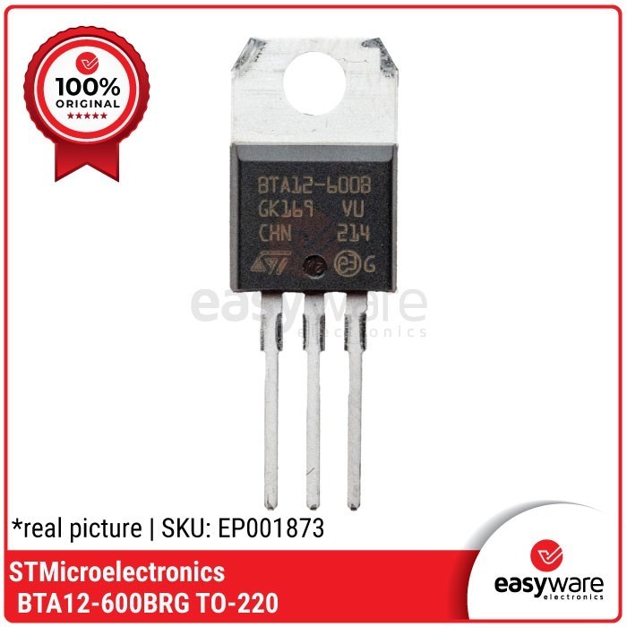 DC27 ST BTA12-600BRG TO-220 TRIAC BTA12 600 BTA12-600 เดิม