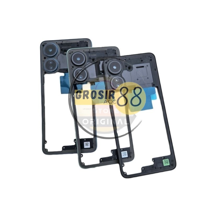 Bezel Middle Bone - Bezel Xiaomi Redmi 13c / Poco C65 กรอบกลาง - ปลอกด้านข้าง (G88)