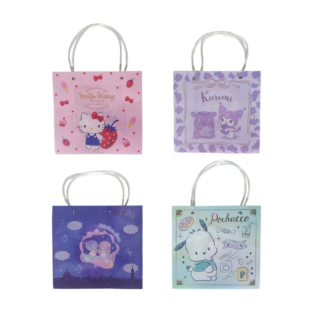 กระเป๋ากลิตเตอร์ ทำจากพลาสติก ลายการ์ซานริโอ Bag Glitter Sanrio VaniLand6
