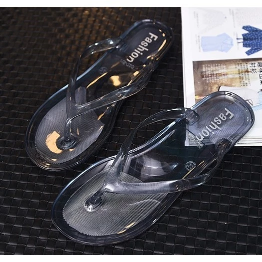 พร้อมส่ง🚚รองเท้าแตะหูคีบ ผู้หญิง flip flops โปร่งใส ฤดูร้อน สไตล์เกาหลี แฟชั่น รองเท้าเยลลี่ คริสตัล A-030 thumbnail 10