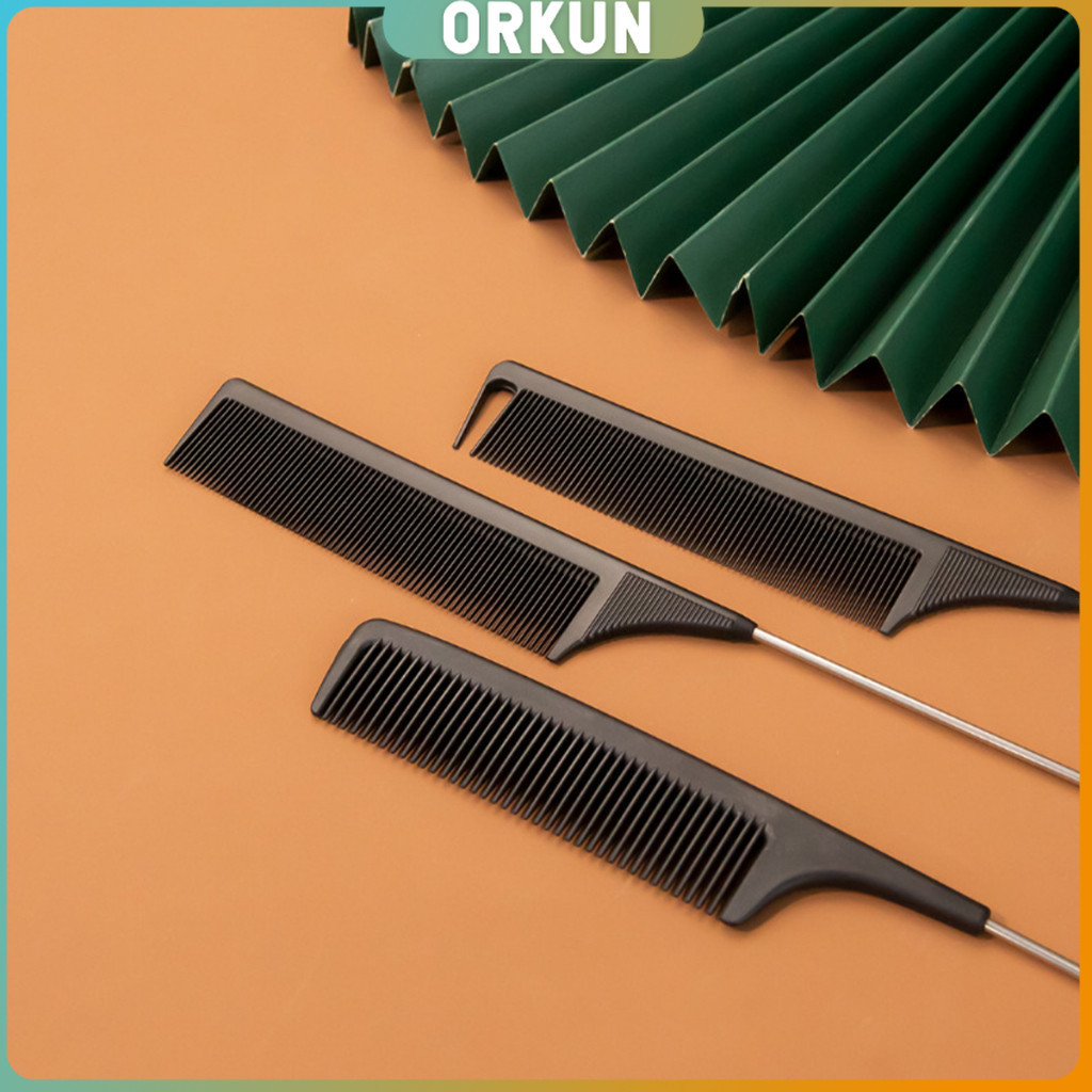 Orkun หวีแบ่งผม วัสดุพลาสติก คุณภาพสูง สําหรับจัดแต่งทรงผม Styling comb - รูปที่ 2