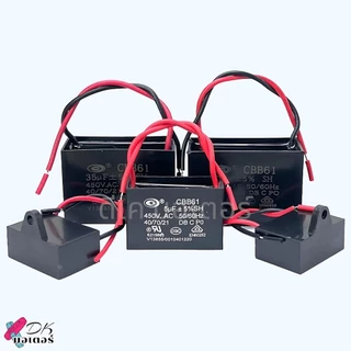 (Mit) คาปาซิเตอร์ Capacitor แคปรัน คอนนิเซอร์ CBB61 450V แบบเหลี่ยม ค่า 1.5 , 1.8 , 2 , 2.5 , 3 , 4,5 , 6 , 12 , 16 ,...