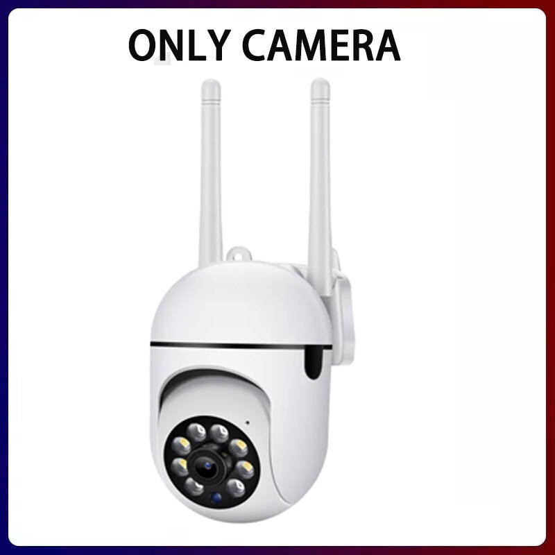 กล้องวงจรปิด ไร้สายกันน้ํา เสียงสองทาการตรวจจับการเคลื่อนไหว 360°PTZ กล้องวงจร Full HD wifi Camera V380PRO
