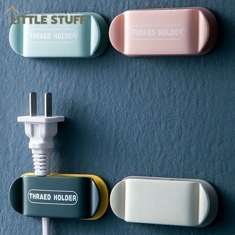 ที่เก็บสายไฟ ที่เก็บสายusb อุปกรณ์จัดเก็บติดผนัง ที่แขวนสายติดผนัง