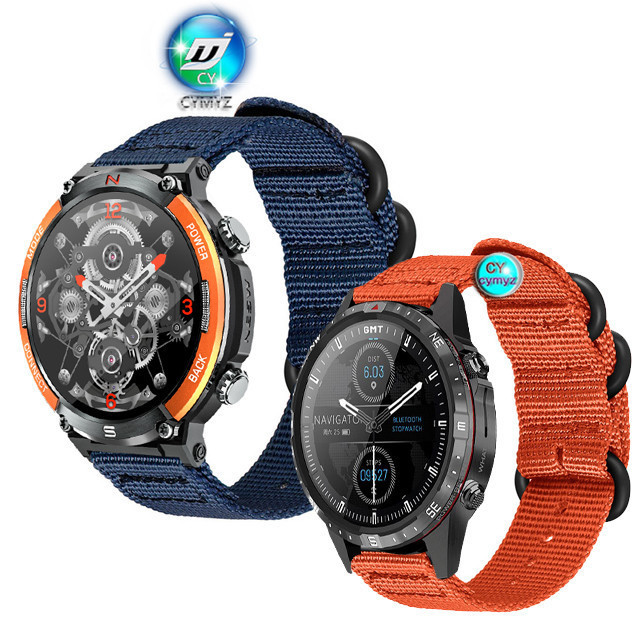 สําหรับ Aolon GT5 Pro สายไนลอนสําหรับ Aolon GT 5 Pro สายนาฬิกาอัจฉริยะ Aolon Watch Cross strap สายรัดข้อมือกีฬา