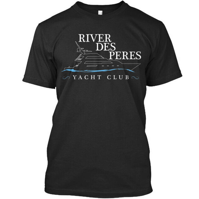 River Des Peres Yacht Club แฟชั่นเสื้อยืดลําลองบุรุษ