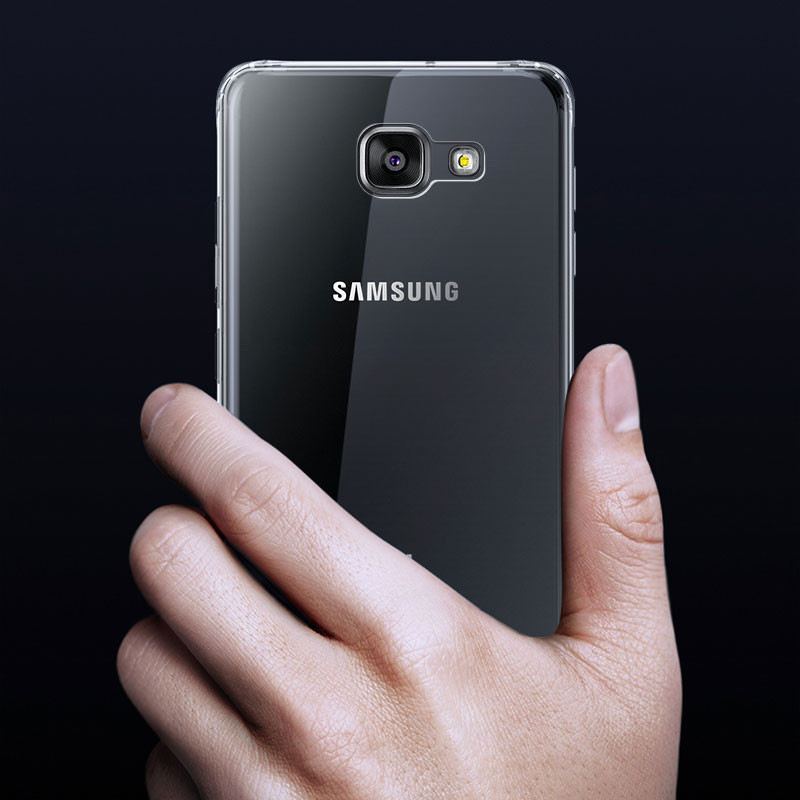 Samsung Galaxy A7 2016 A5 A3 SM-A710 SM-A510 SM-A310 Anti-yellowing Washable Slim Fit ยางโปร่งใสคริสตัลใสยืดหยุ่น Soft TPU ซิลิโคน Jelly กรณีปกหลัง