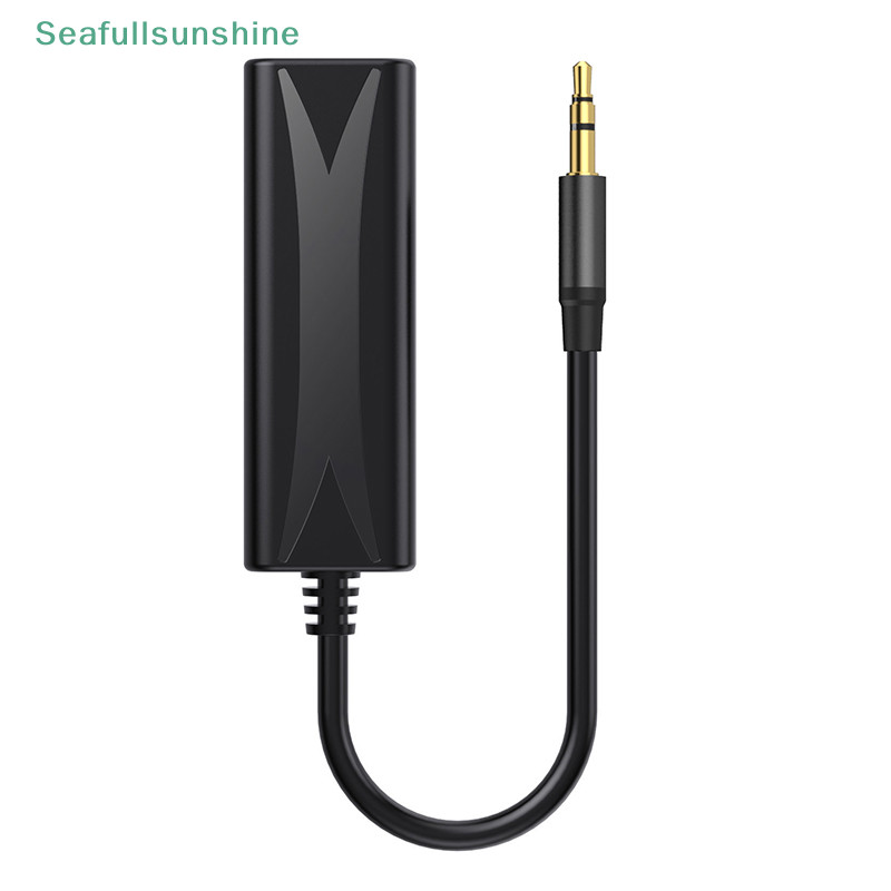 Seaf> กําจัด Cancelling สําหรับ Home สเตอริโอระบบเสียงรถยนต์ 3.5 มม.สาย Aux ป้องกันการรบกวน Ground Loop ตัวกรองเสียงรบกวน Isolator ได้ดี