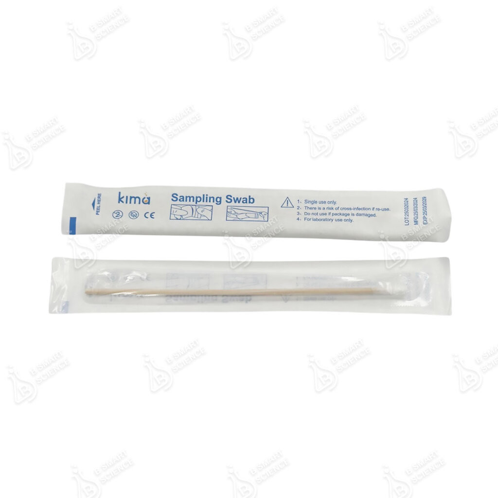 ไม้พันสำลีปลอดเชื้อ / Sterile Cotton Swab (100 ก้าน/กล่อง) KIMA
