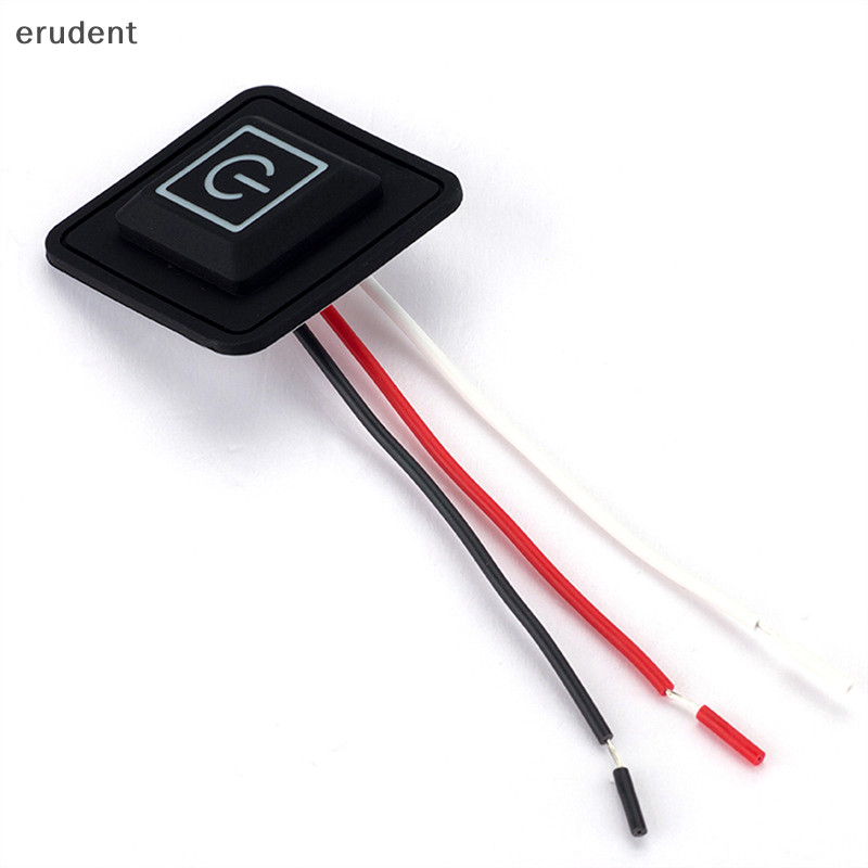 Erudent 5V-15V 3 เกียร์ควบคุมอุณหภูมิกันน้ํา Heag สวิทช์เสื้อผ้าปุ่มซิลิโคนใหม่